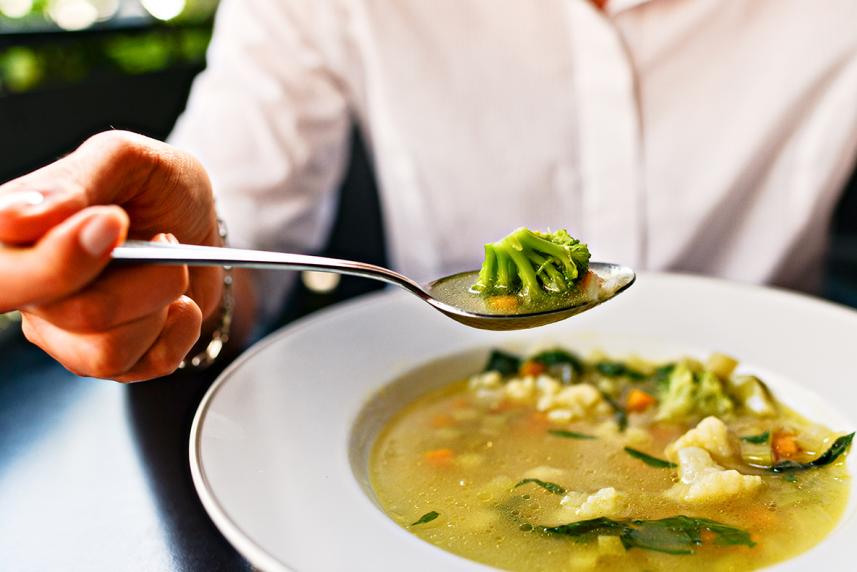 Image of a bowl of healthy soup